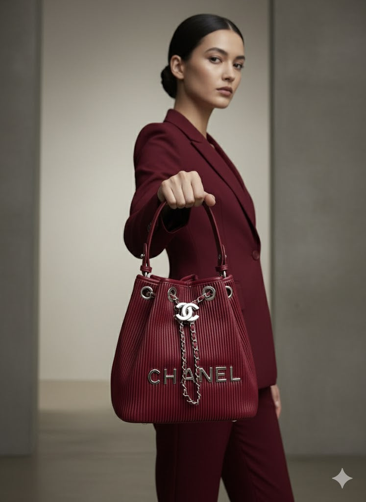 CHANEL Inspired 23CM Women Handbag – Luxury PU Leather Shoulder Bag for Women | Dubai Collection